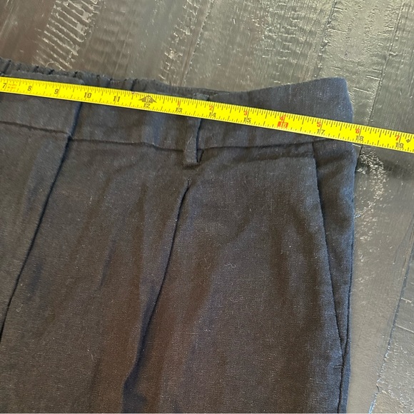 Old Navy High Waisted Linen Blend Dress Pants Black Size 14 Tall - Picture 7 of 11